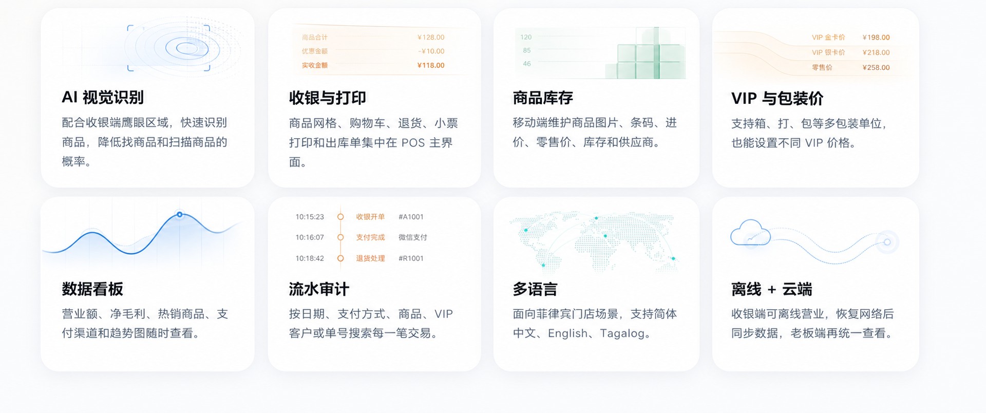 VERTEX POS 功能概览